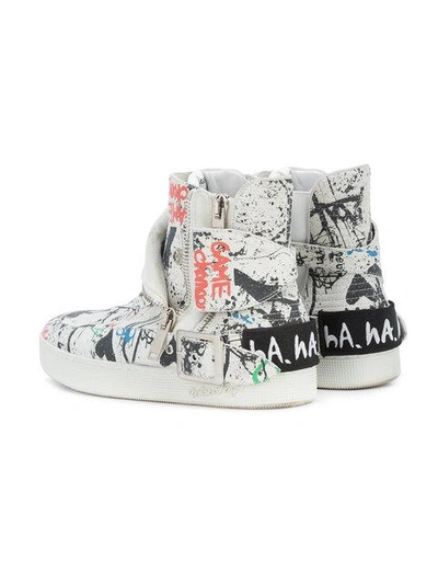 Haculla Insanity Art Sneakers In White | ModeSens