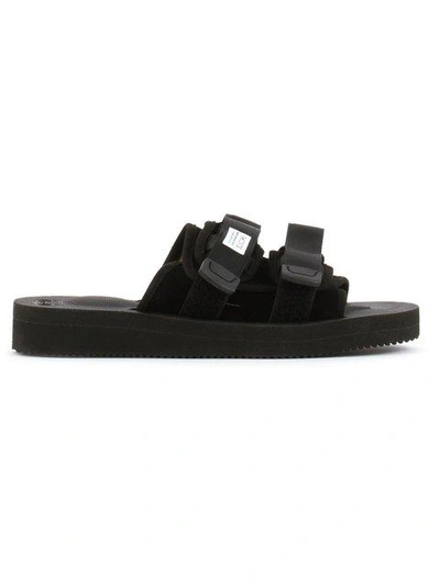 Shop Suicoke 'moto' Sandals In Black