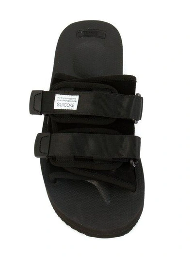 Shop Suicoke 'moto' Sandals In Black
