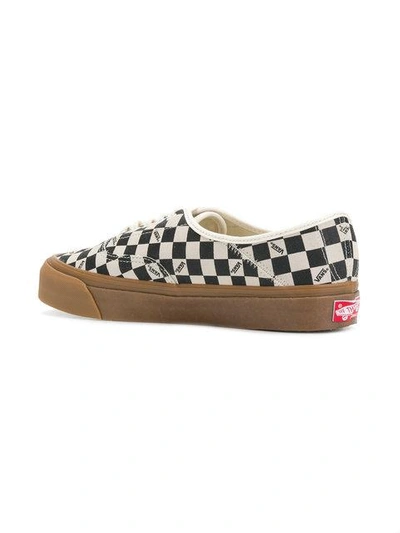 Shop Vans Checked Lace-up Sneakers