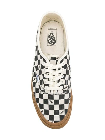 Shop Vans Checked Lace-up Sneakers