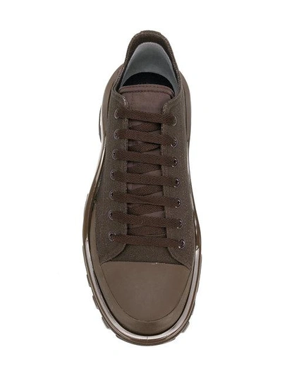 Shop Adidas Originals Adidas By Raf Simons Detroit Runner Low Top Sneakers - Brown