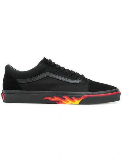 Shop Vans Flame Pack Old Skool Sneakers - Black