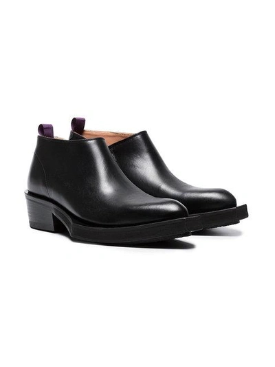 Eytys Romeo Leather Cowboy Boots In Black | ModeSens