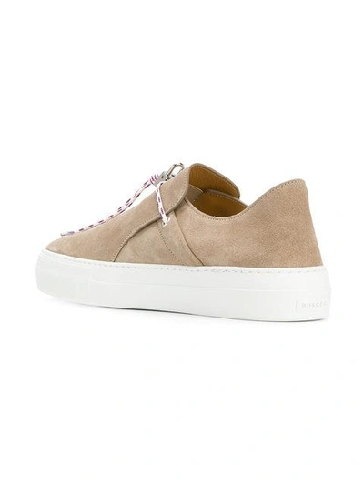 Shop Buscemi Sabot Campo Sneakers In Neutrals