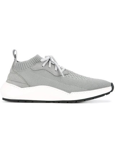 Shop Filling Pieces Runner Sneakers In Grey