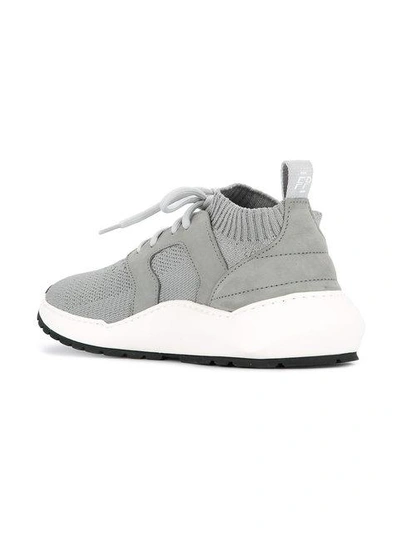 Shop Filling Pieces Runner Sneakers In Grey