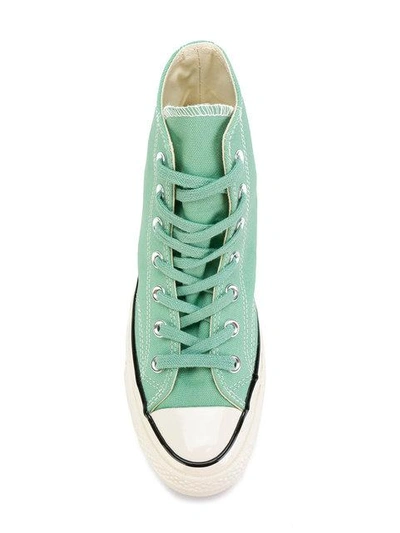 Shop Converse Lace-up Hi-top Sneakers - Green