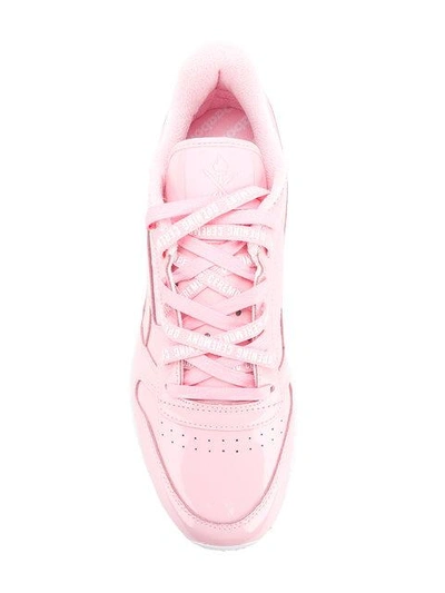Shop Reebok X Opening Ceremony Classic Leather Sneakers In Pink