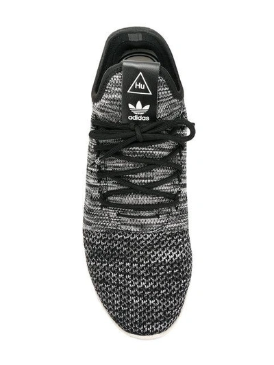 Shop Adidas Originals By Pharrell Williams Adidas X Pharell Williams Tennis Hu Sneakers In Grey
