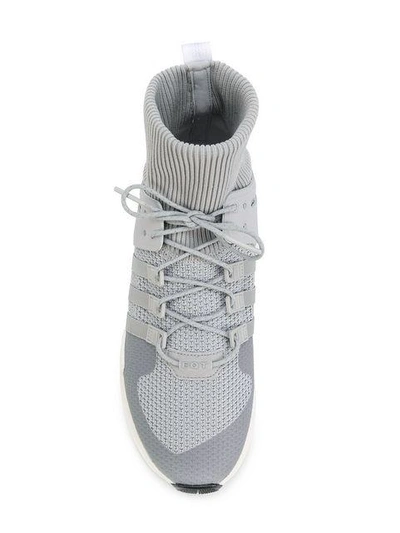 Shop Adidas Originals Eqt Support Adv Winter Sneakers In Grey