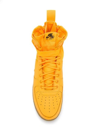 Shop Nike Sf Air Force 1 Mid Obj Sneakers In Yellow