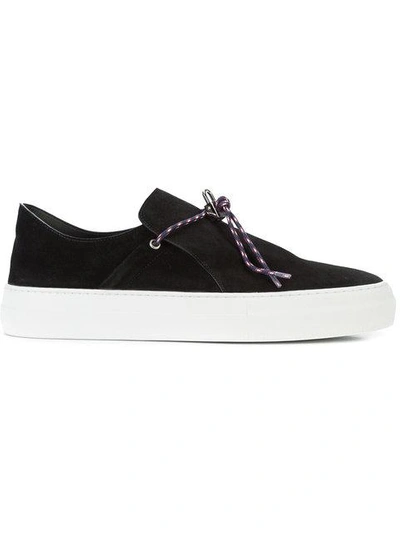 Shop Buscemi Sabot Campo Sneakers In Black