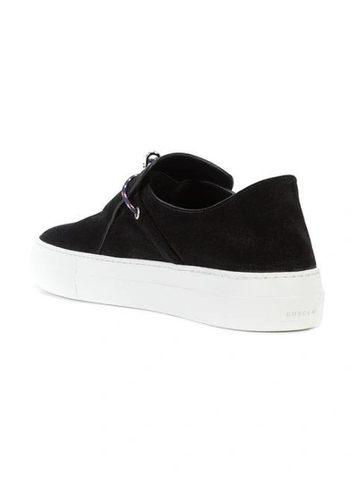 Shop Buscemi Sabot Campo Sneakers In Black