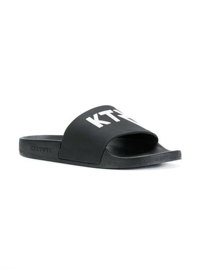 Shop Ktz Logo Slides In Black