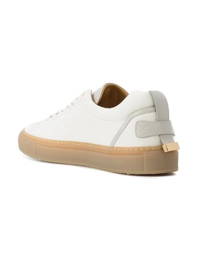 Shop Buscemi Lyndon Canvas Sneakers In Brown