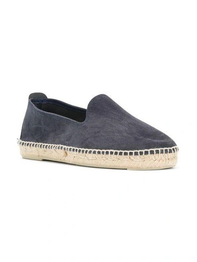 Manebi Flat Sole Espadrilles In Blue