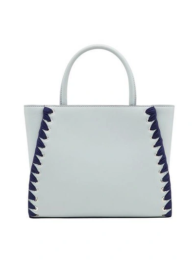 Shop Fendi 2jours Tied Detail Tote - Blue