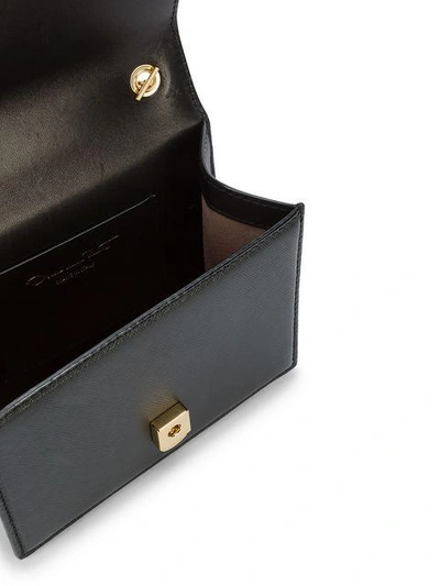 Shop Oscar De La Renta Tro Mini Crossbody Bag In Black