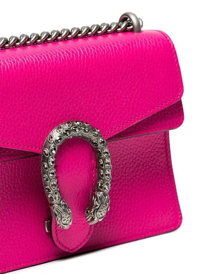 Shop Gucci Pink Dionysus Small Leather Shoulder Bag