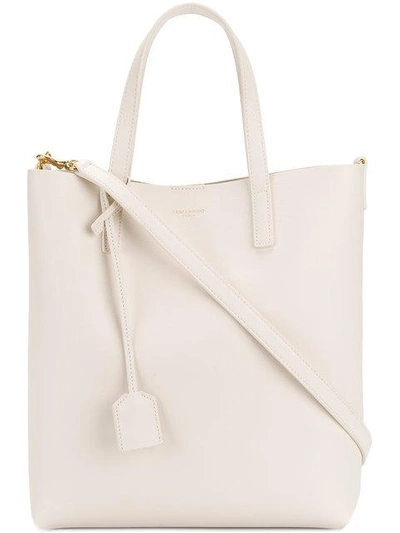 Saint Laurent Large Tote Bag - White In White
