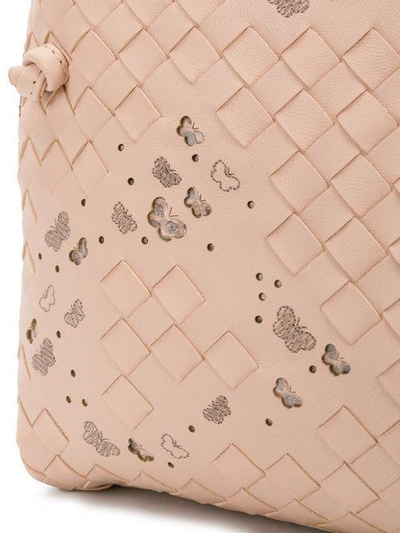 Shop Bottega Veneta Woven Design Cross-body Bag