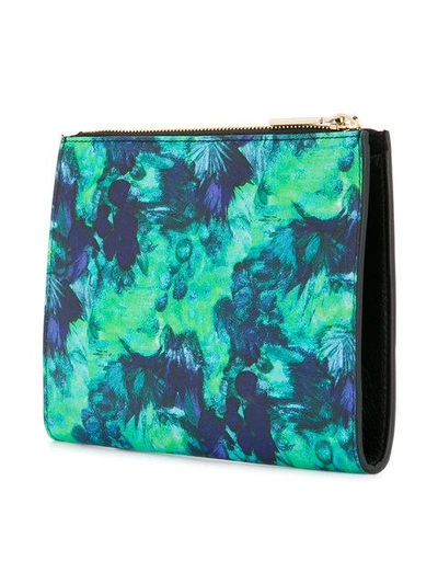 Shop Lanvin Printed Trapeze Clutch