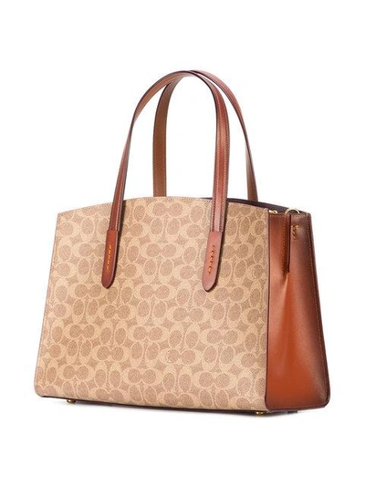 Shop Coach Charlie Carryall Bag In Brown