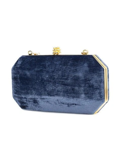 Shop Tyler Ellis Small Perry Clutch In Blue