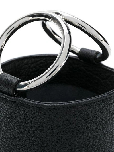 Shop Simon Miller Black Bonsai 15 Mini Leather Bucket Bag
