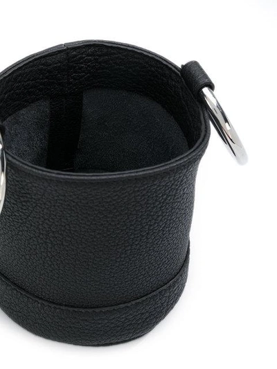 Shop Simon Miller Black Bonsai 15 Mini Leather Bucket Bag
