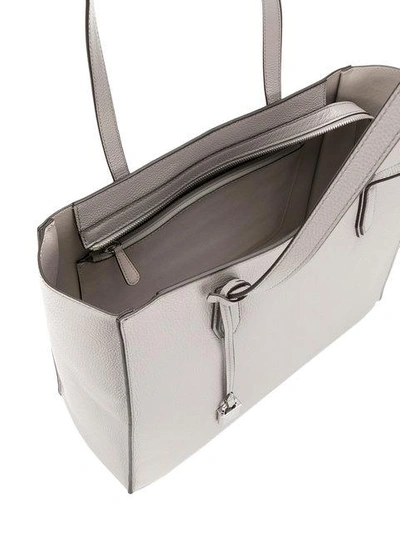Shop Michael Kors Top Handles Tote Bag In Grey