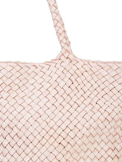 Shop Officine Creative Woven Shopper Tote In Pink