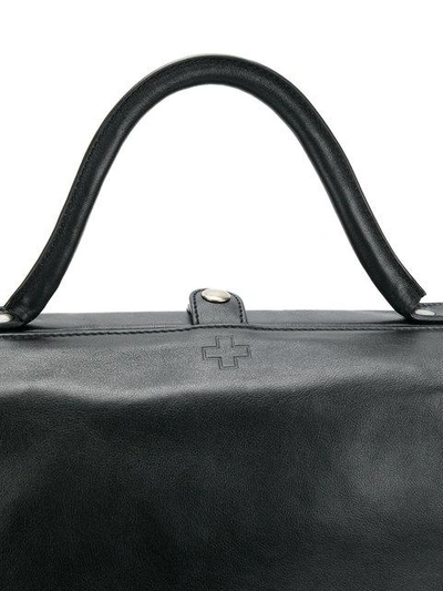 structured tote bag