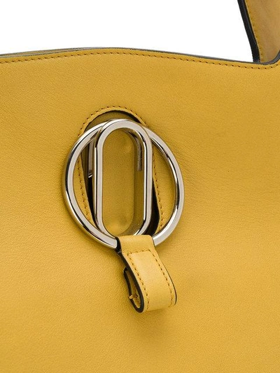 Shop Stée Oversized Tote In Yellow