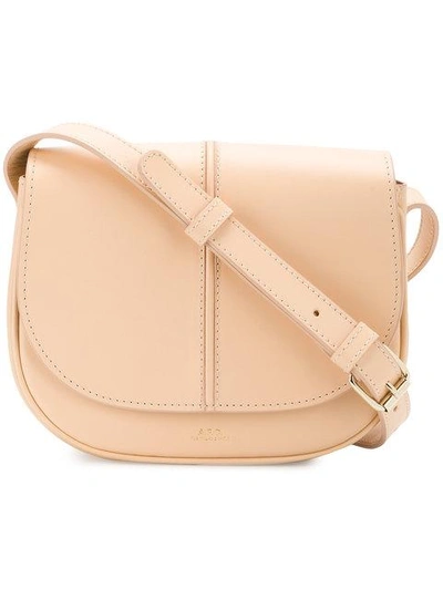 Shop Apc Betty Shoulder Bag In Neutrals