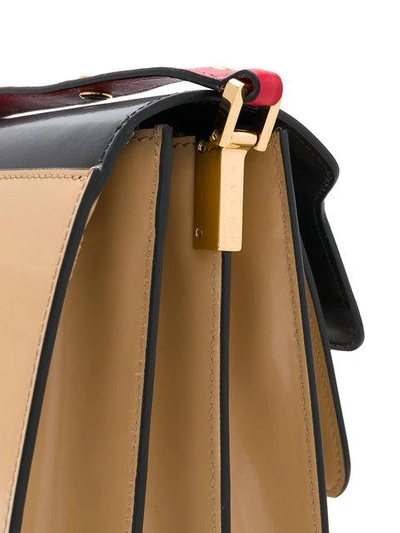 Shop Marni Trunk Shoulder Bag In Neutrals