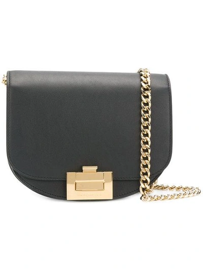 Shop Victoria Beckham Mini Hobo Bag In Black
