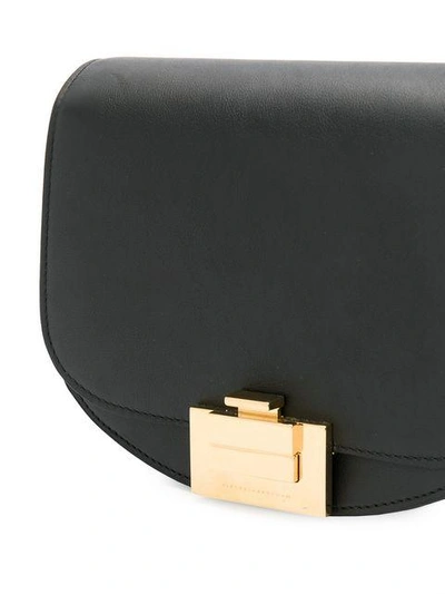Shop Victoria Beckham Mini Hobo Bag In Black