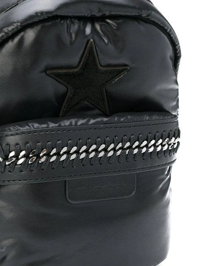 Shop Stella Mccartney Falabella Star Go Backpack - Black