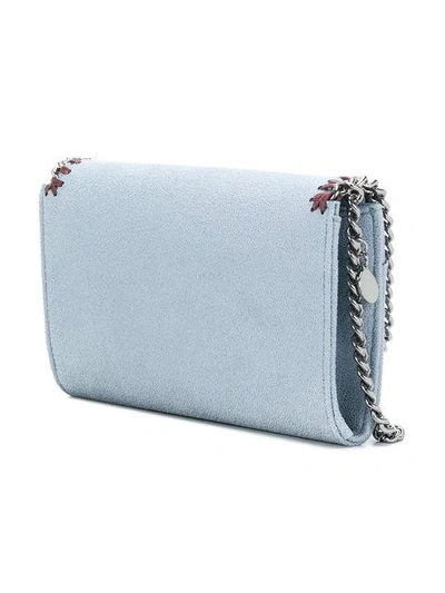 Shop Stella Mccartney Falabella Cross Body Bag - Blue