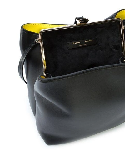 Shop Proenza Schouler Frame Shoulder Bag In Black