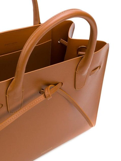 Shop Mansur Gavriel Sun Bag In Brown