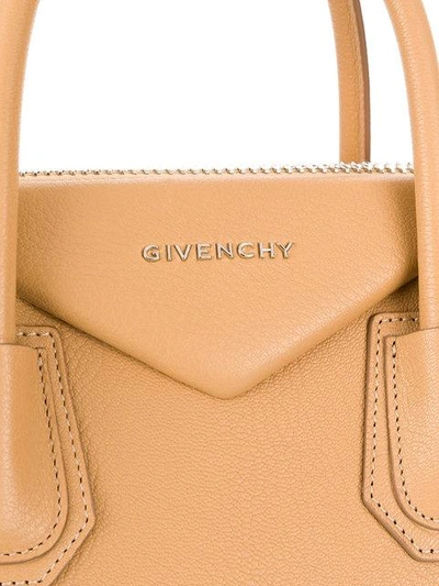 Shop Givenchy Antigona Tote In Brown