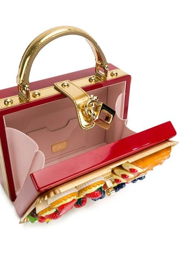 Shop Dolce & Gabbana Dolce Box Shoulder Bag In Multicolour