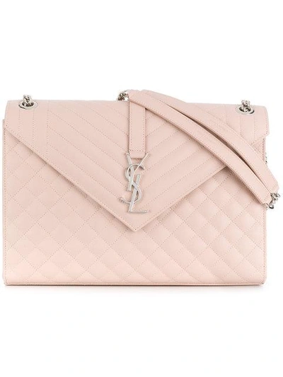 Shop Saint Laurent Collège Bag In Pink