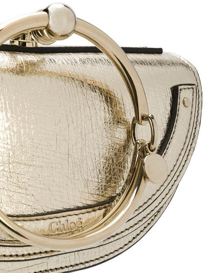 Shop Chloé Nile Minaudière Bag - Metallic