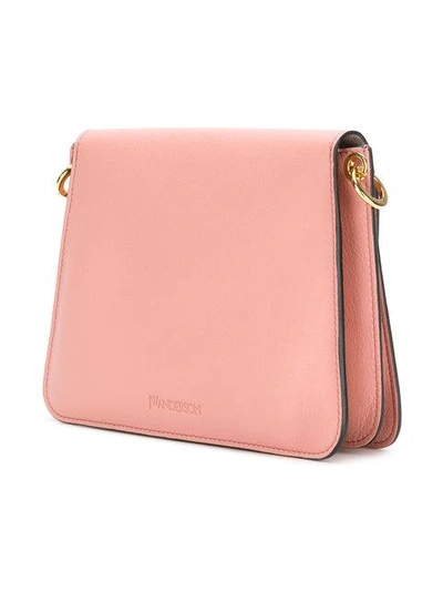 Shop Jw Anderson Mini Pierce Shoulder Bag - Pink