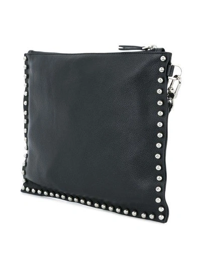 Shop Desa 1972 Studded Clutch Bag - Black