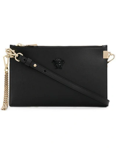 Shop Versace Clutch Mit Medusa In Black